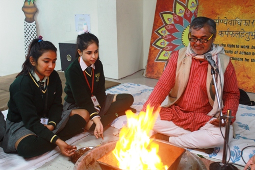 Belief in God, Life and Self - Marks the Ceremony of Havan Performed for Classes XII 